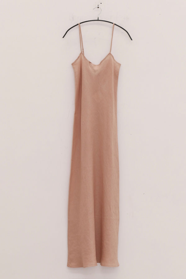 BASERANGE Linen Didin Sling Dress Portugal BAS-DRDY-LI-SU25-STILL BROWN (DRDY-SL-000)